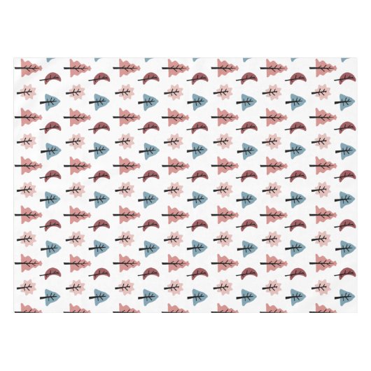 Holiday Tree Muster Cookie Cutter Weihnachten Tischdecke (Vorderseite (Horizontal))