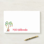 Holiday Tree Post-it-Notes-Mele Kalikimaka Post-it Klebezettel (Auf Schreibtisch)
