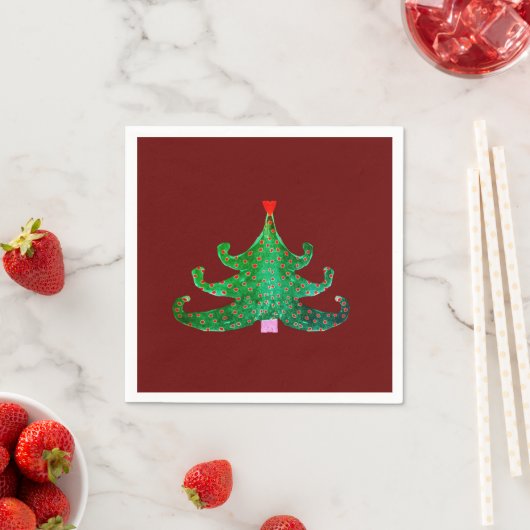 Holiday Tree Serviette (Beispiel)