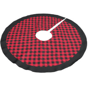 Holiday Tree Skirt Buffalo Kariert Polyester Weihnachtsbaumdecke