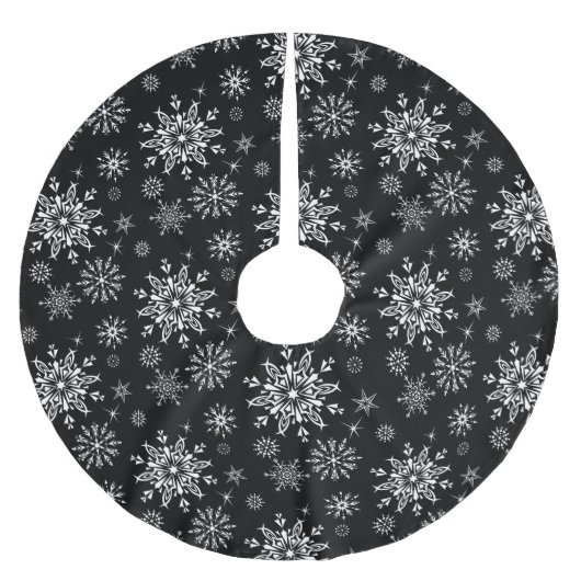 Holiday Tree Skirt Polyester Weihnachtsbaumdecke (Vorderseite)