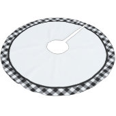 Holiday Tree Skirt Polyester Weihnachtsbaumdecke (Schrägansicht)