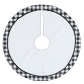 Holiday Tree Skirt Polyester Weihnachtsbaumdecke (Vorderseite)