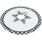 Holiday Tree Skirt Polyester Weihnachtsbaumdecke (Schrägansicht)