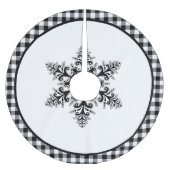Holiday Tree Skirt Polyester Weihnachtsbaumdecke (Vorderseite)