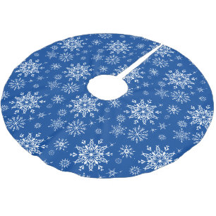Holiday Tree Skirt Polyester Weihnachtsbaumdecke