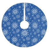 Holiday Tree Skirt Polyester Weihnachtsbaumdecke (Vorderseite)
