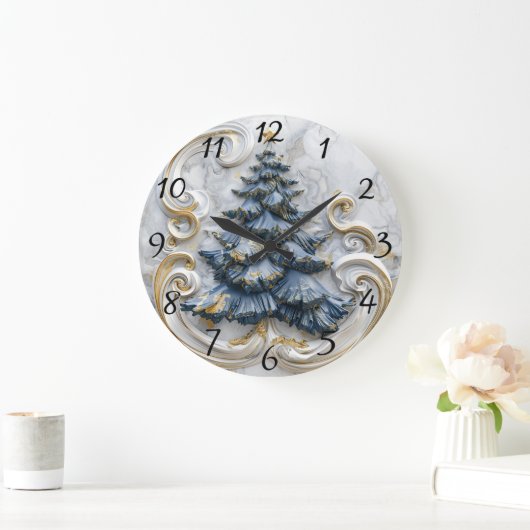 Holiday Tree Timekeeper Deluxe Große Wanduhr (Zuhause)