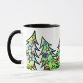 Holiday Trees Coffee Tasse (Links)