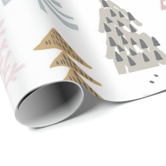 Holiday Trees Geschenkpapier (Rolleneckpunkt)