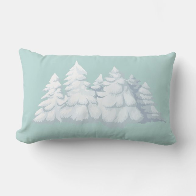 Holiday Trees Throw Kissen (Vorderseite)
