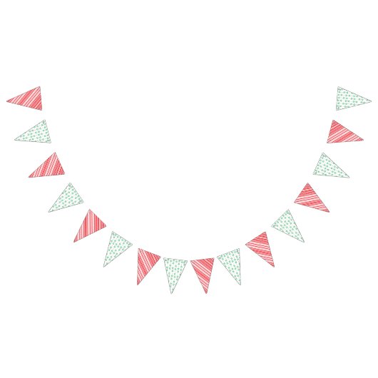 Holiday Triangle Bunting Banner (Alle)