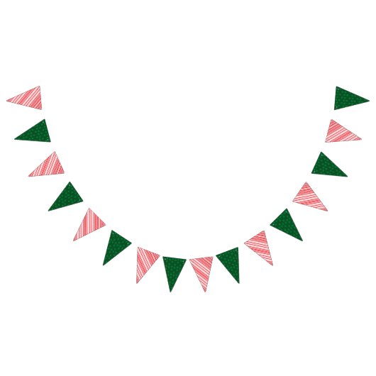 Holiday Triangle Bunting Banner (Alle)