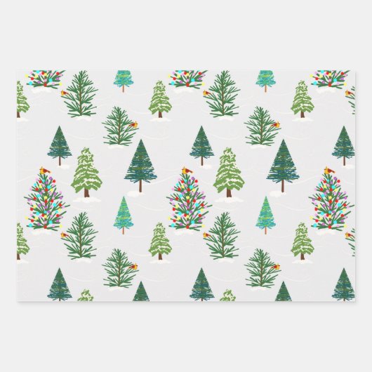 Holiday Trio Geschenkpackung Geschenkpapier Set (Vorderseite 3)