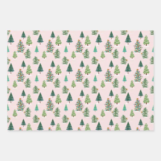 Holiday Trio Geschenkpackung Geschenkpapier Set (Vorderseite 2)