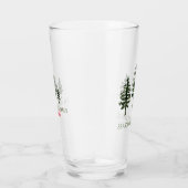 Holiday Trio of Trees Glass Tumbler (Rechts)