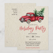 Holiday Truck Einladung (Vorne/Hinten)
