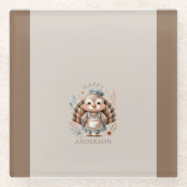 Holiday Türkei Hinzufügen benutzerdefinierten Text Glasuntersetzer