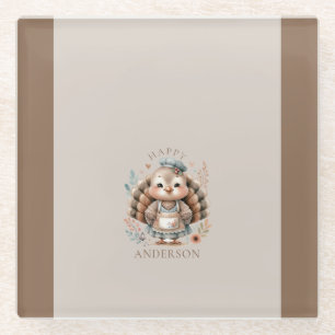 Holiday Türkei Hinzufügen benutzerdefinierten Text Glasuntersetzer