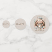 Holiday Türkei Hinzufügen benutzerdefinierten Text Konfetti (Vorderseiten)