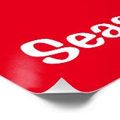 Holiday Ukulele mit Anmerkungen und Sternen Poster (Ecke)