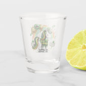 Holiday Unicorn Schnapsglas (Rückseite)