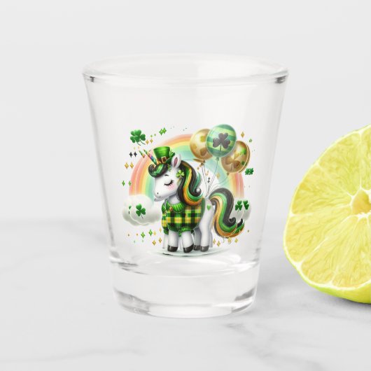 Holiday Unicorn Schnapsglas (Vorderseite)