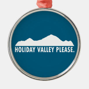 Holiday Valley Bitte Ornament Aus Metall