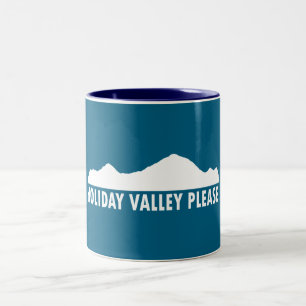 Holiday Valley Bitte Zweifarbige Tasse
