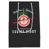 Holiday Vegas Casino Blackjack Poker Nacht Party Mittlere Geschenktüte (Rückseite)