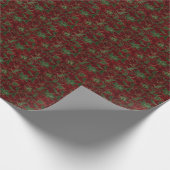 Holiday Velvet Weihnachten Geschenkpapier (Ecke)