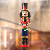 Holiday Vibe Drum Major Nutcracker Fensteraufkleber (Blatt 2)