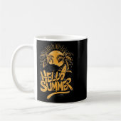 Holiday Vibe Hello Summer Sunshine Beach Bean Kaffeetasse (Links)