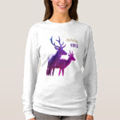 Holiday Vibes Deers Long Sleeves Top (Vorderseite)