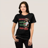 Holiday Vibes Tri-Blend Shirt (Vorderseite voll)