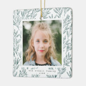 Holiday Vines Foto Keramikornament (Links)