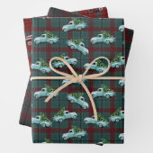 Holiday Vintag LKW Kariert Geschenkpapier Set (Beispiel)