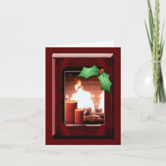 Holiday warm feiertagskarte (Vorderseite)