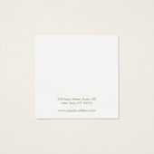 Holiday , Weihnachts-Stuhl-Ohrring-Display-Karte (Rückseite)