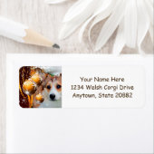 Holiday Welsh Corgi mit Ornamenten (Insitu)