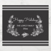 Holiday White Pine Bierflaschenetikett (Einzelnes Label)