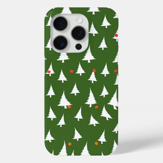 Holiday White Pines Case-Mate iPhone Hülle (Rückseite)