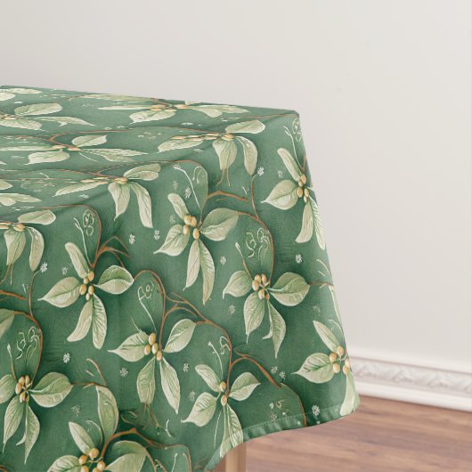 Holiday White Poinsettia Tischdecke (Beispiel)