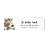 Holiday Winter Floral Pine Cone Holly Berries (Vorne)