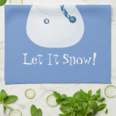 Holiday Winter Snowman Küchentuch (Gefaltet)