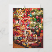 HOLIDAY WISHES FEIERTAGSKARTE (Vorderseite)