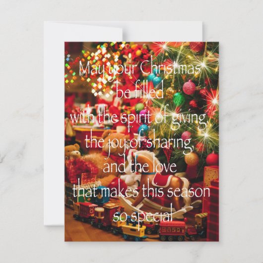 HOLIDAY WISHES FEIERTAGSKARTE (Vorderseite)