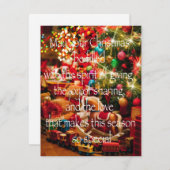 HOLIDAY WISHES FEIERTAGSKARTE (Vorne/Hinten)