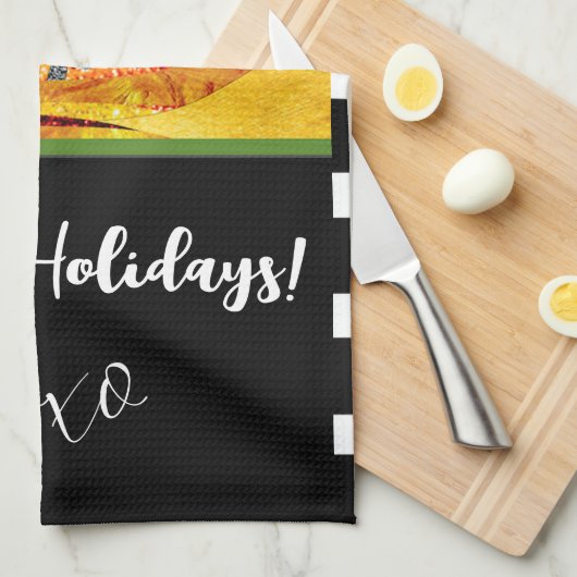 Holiday within the Pines! Geschirrtuch (Viertel Falte)