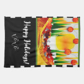 Holiday within the Pines! Geschirrtuch (Horizontal)